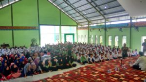 Dandim Palembang Beri Materi Wawasan Kebangsaan Santri Bela Negara Ponpes Aulia Cendikia