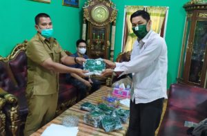 Distribusikan Masker ke Kecamatan Sanga Desa, BRG Terima Banyak Apresiasi